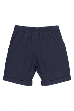 Bermuda em linho azul Up Baby - comprar online