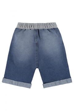 Bermuda Jeans com cos Up baby na internet