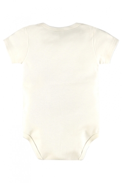 Body manga curta rosa com flores Up Baby - comprar online