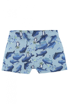 Sunga boxer Up baby azul tubarão - comprar online