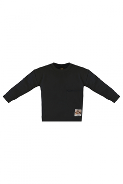 Conjunto blusão preto e calça dino em moletom Up Baby na internet