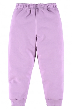Calça moletom flanelado Up Baby lilas - comprar online