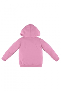 Jaqueta em moletom flanelado rosa Up Baby - comprar online