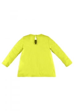 Blusa manga longa verde limão Up Baby - comprar online