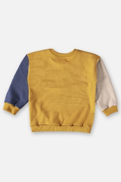 Conjunto blusão e calça em moletom marrom chai Up Baby - loja online