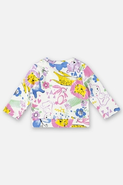 Cardigan em algodão jardim animais Up Baby - comprar online