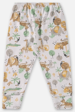 Calça em algodão off white safari Up Baby - comprar online