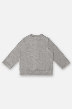 Cardigan algodão mescla cinza Up Baby - comprar online