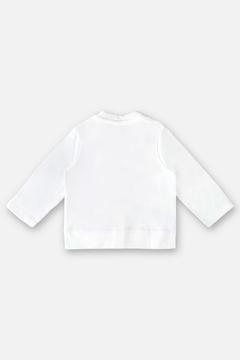 Cardigan algodão branco Up Baby - comprar online