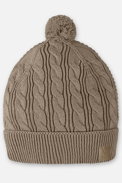 Touca em tricot marrom Up Baby- Tamanho único