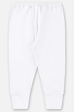 Calça em algodão branco Up Baby - comprar online