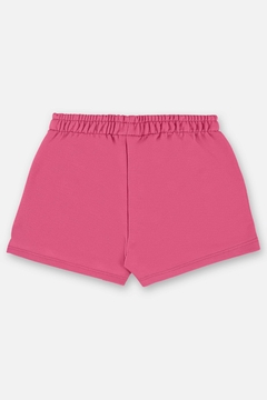 Conjunto blusa tigre com short moletom rosa Up Baby