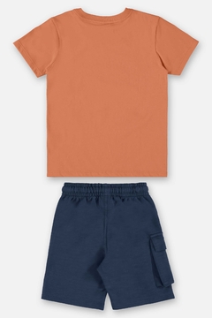 Conjunto malha com moletom Up Baby Tangerina leão na internet