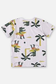 Conjunto camiseta com bermuda tecido jacare surf Up Baby - loja online