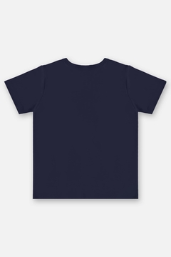 Imagem do Pijama blusa com short algodao Up Baby azul animais