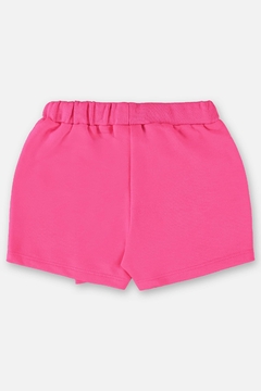 Short saia em moletom pink fluor Up Baby - comprar online