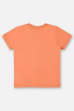 Camiseta manga curta Up Baby tangerina - comprar online