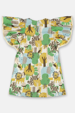 Vestido Up Baby creme com mostarda safari na internet