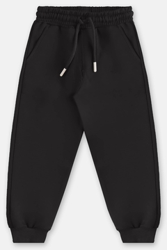 Conjunto Up baby blusao e calça em moletom animais preto e branco