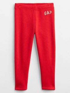 Legging flanelada original GAP com logo vermelha