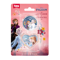 APONTADOR + BORRACHA FROZEN 2 PCS