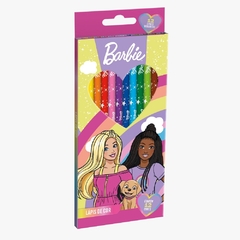 LAPIS COR BARBIE SEXTAVADO 12 CORES CJTO
