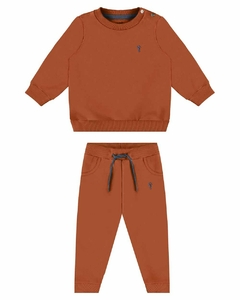 Conjunto blusao e calça moletom Avelã Onda Marinha