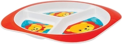 Prato com divisórias animal fun leão- Buba - comprar online
