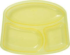 Kit 3 pratos com divisórias colors Clingo - comprar online