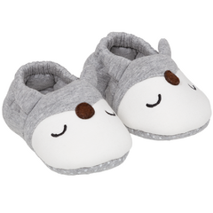 Pantufa bebe raposa cinza Buba 9-12m