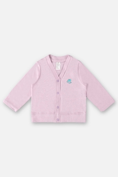 Cardigan algodão lilas Up Baby