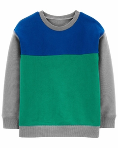 Blusa Moletom Carters cinza com verde