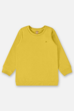 Blusao em moletom amarelo escuro Up Baby