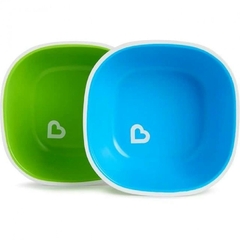 Conjunto de 2 Tigelas Azul e Verde Munchkin