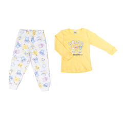 Pijama squarq monster ribana amarelo Have Fun