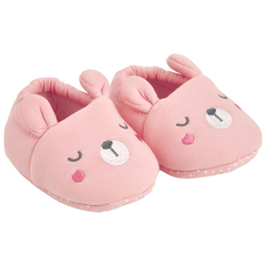 Pantufa bebe urso rosa Buba 9-12m