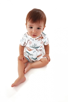 Romper manga curta Dinos- Up Baby - comprar online