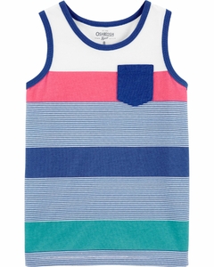 Camiseta regata Oshkosh listrada