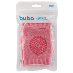 Joelheira antiderrapante rosa Buba