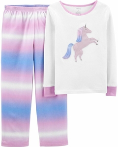 Pijama Carters algodao com fleece unicornio - comprar online