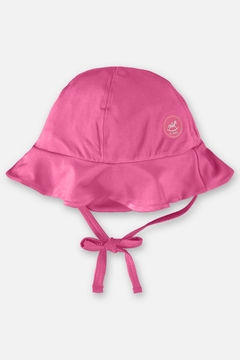 Chapeu com proteção UV 50 pink neon Up Baby