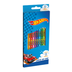 LAPIS COR HOT WHEELS 12 CORES CJTO TRIS