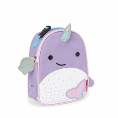 Lancheira termica infantil com ziper Skip Hop Baleia Narval