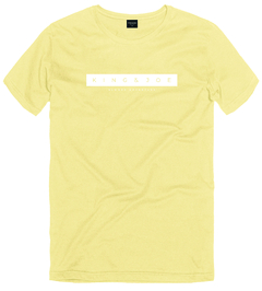 Camiseta Logo King Joe amarelo