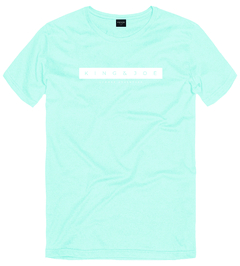 Camiseta Logo King Joe azul claro