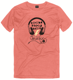 Camiseta King e Joy play estampada music