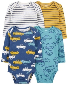 Kit body carters manga longa 4 peças carrinhos