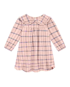 Vestido em flanela Check Boneca Somnii
