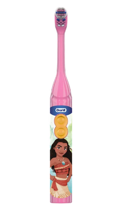 Escova de dente eletrica infantil importada Oral B Disney Moana