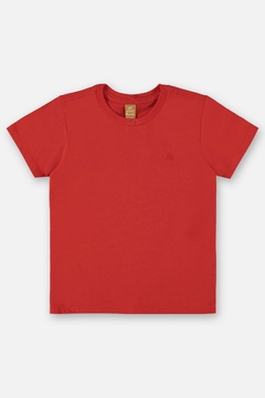 Camiseta manga curta Up Baby vermelho alert